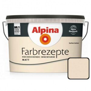 Alpina Farbrezepte Sanftes Cashmere matt 2,5L cremiges hellbraun matt