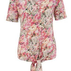 Aniston CASUAL Kurzarmbluse mit romantischem Blumendruck oder getupft - du hast die Wahl - NEUE KOLLEKTION