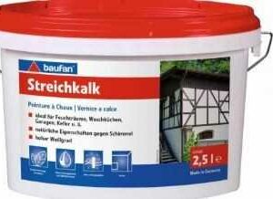 Baufan Streichkalk 2,5L weiß