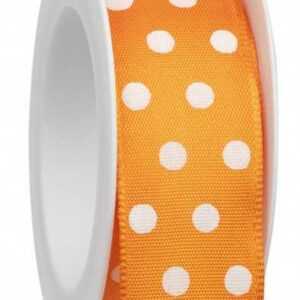 Braun & Company Geschenkband orange 25 mm x 2 m