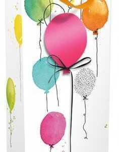 Braun & Company Geschenktragetasche Balloon Party 12 x 37 x 8 cm