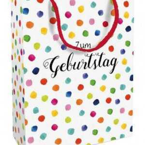 Braun & Company Geschenktragetasche Happy Dots 25 x 33 x 11 cm