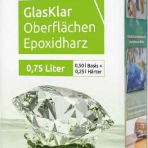 Brilliant Shine Oberflächen Epoxidharz Glasklar Epoxid A+B, 0,75L