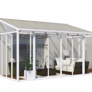 Canopia Wintergarten SanRemo 3x4.35 weiß 435 x 294-300 x 285-310 cm (BxTxH)