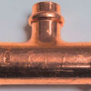 Cornat Press-T-Stück Kupfer, ø 22 mm - ø 15 mm - ø 22 mm