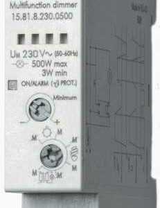 Finder Multifunktions Dimmer 1 TE, 3-500 W, 1 Schließer, 230V, LED, AGL, ESL