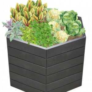 Garantia Hochbeet Ergo L 75 95 x 110 x 75 cm, stone, mit Flora Wassersystem