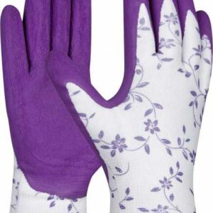 Gebol Handschuh Flower lila, Gr. 7