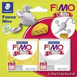 Glorex FIMO Funny Kids Mice 2 x 42 Gramm