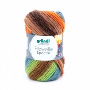 Gründl Filzwolle Spectra 100 Gramm, amazonas multicolor