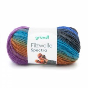 Gründl Filzwolle Spectra 100 Gramm, atlantis multicolor 100 Gramm