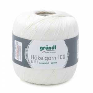 Gründl Häkelgarn 100 Gramm, creme