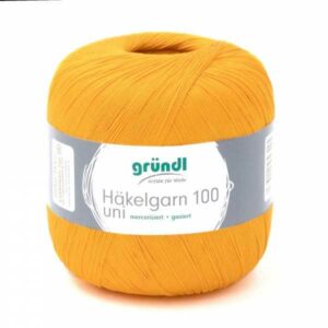 Gründl Häkelgarn 100 Gramm, orange