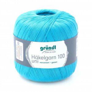 Gründl Häkelgarn 100 Gramm, türkis