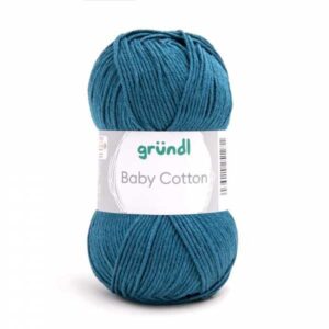 Gründl Wolle Baby Cotton 50 Gramm, petrol