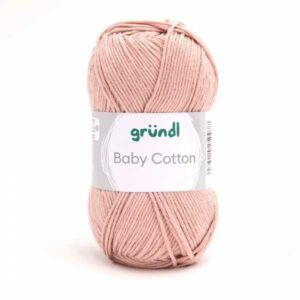 Gründl Wolle Baby Cotton 50 Gramm, pfirsich