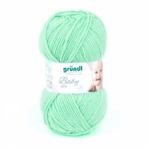 Gründl Wolle Baby uni 50 Gramm, mint