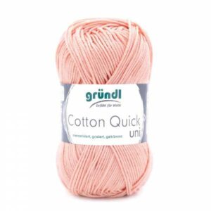 Gründl Wolle Cotton Quick 50 Gramm uni, apricot