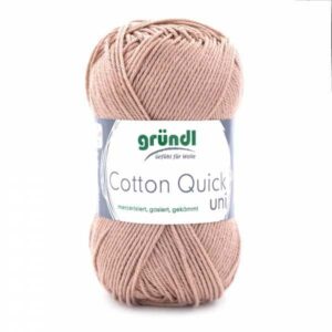 Gründl Wolle Cotton Quick 50 Gramm uni, beige