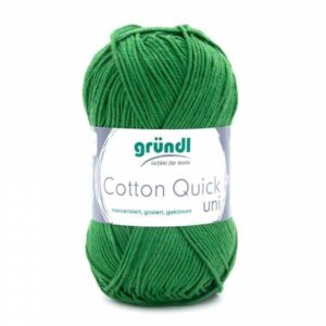 Gründl Wolle Cotton Quick 50 Gramm uni, farn