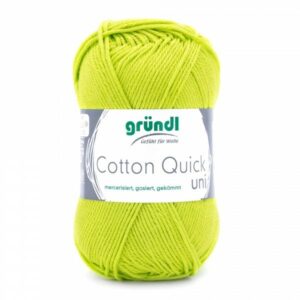 Gründl Wolle Cotton Quick 50 Gramm uni, hellgrün