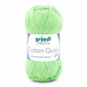 Gründl Wolle Cotton Quick 50 Gramm uni, kiwi