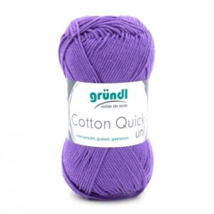 Gründl Wolle Cotton Quick 50 Gramm uni, lila