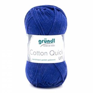 Gründl Wolle Cotton Quick 50 Gramm uni, marineblau