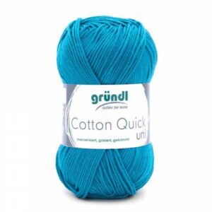 Gründl Wolle Cotton Quick 50 Gramm uni, petrol