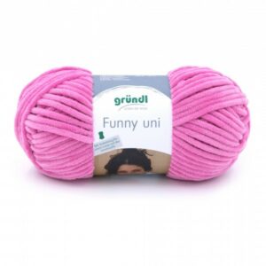 Gründl Wolle Funny uni 100 Gramm, fuchsia