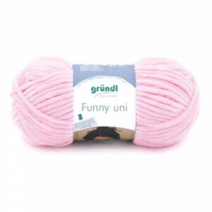 Gründl Wolle Funny uni 100 Gramm, pastellrosa