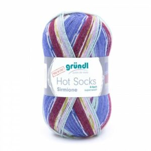 Gründl Wolle Hot Socks Sirmione 100 Gramm, art-deco-multicolor 75 % Schurwolle (superwash), 25 % Polyamid