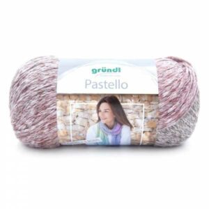 Gründl Wolle Pastello 200 Gramm, mauve- marmor pastel color meliert 200 Gramm