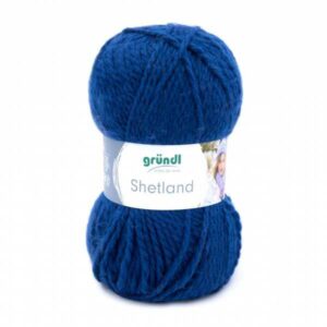 Gründl Wolle Shetland 100 Gramm, blau