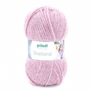 Gründl Wolle Shetland 100 Gramm , rose melange 100 Gramm