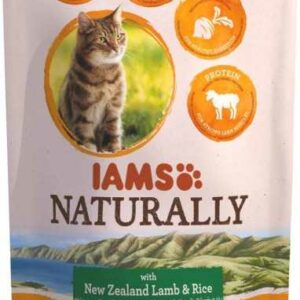 Iams Naturally Katzentrockenfutter Lamm 700 g