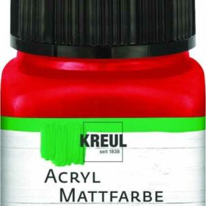 Kreul Acryl Mattfarbe brillantrot, 20 ml