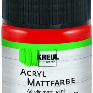 Kreul Acryl Mattfarbe brillantrot, 50 ml