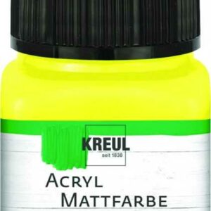 Kreul Acryl Mattfarbe gelb, 20 ml