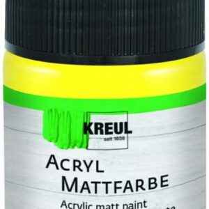 Kreul Acryl Mattfarbe gelb, 50 ml