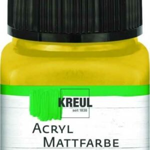 Kreul Acryl Mattfarbe gold, 20 ml