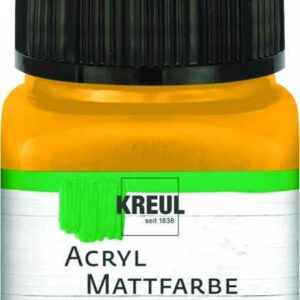 Kreul Acryl Mattfarbe goldgelb, 20 ml