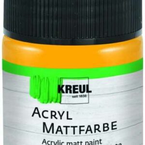 Kreul Acryl Mattfarbe goldgelb, 50 ml