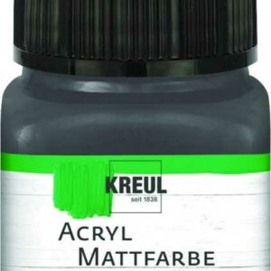 Kreul Acryl Mattfarbe graphitgrau, 20 ml