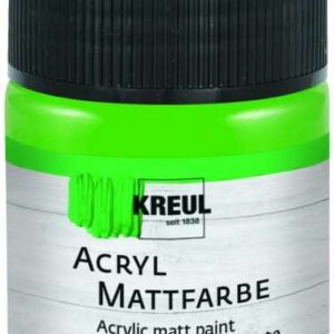 Kreul Acryl Mattfarbe hellgrün, 50 ml