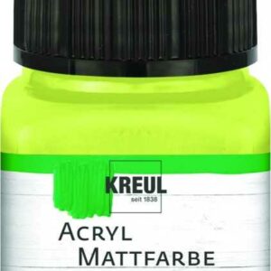 Kreul Acryl Mattfarbe lemon, 20 ml