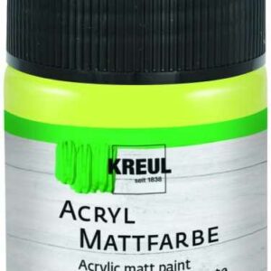 Kreul Acryl Mattfarbe lemon, 50 ml