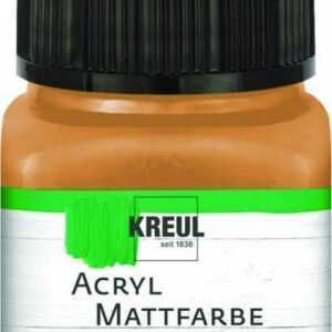 Kreul Acryl Mattfarbe ocker, 20 ml