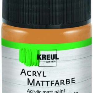 Kreul Acryl Mattfarbe ocker, 50 ml