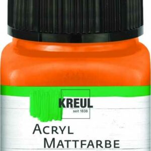 Kreul Acryl Mattfarbe orange, 20 ml